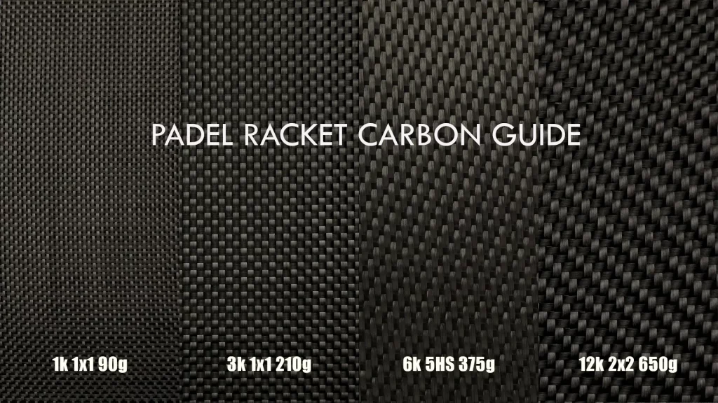 Padel Racket carbon guide