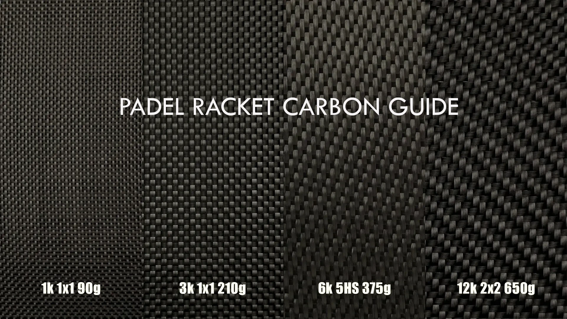Padel Racket carbon guide